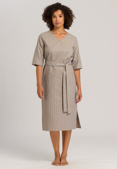 78709 Urban Casuals Dress - 2370 Earthy Stripe